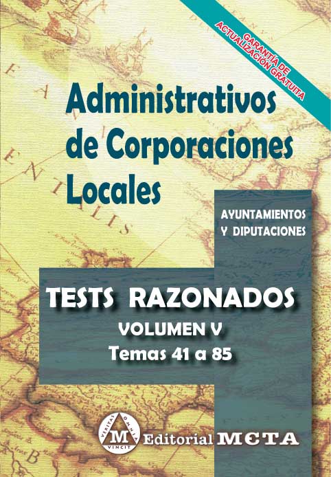 Administrativos de Corporaciones Locales Volumen V. 9788482196480