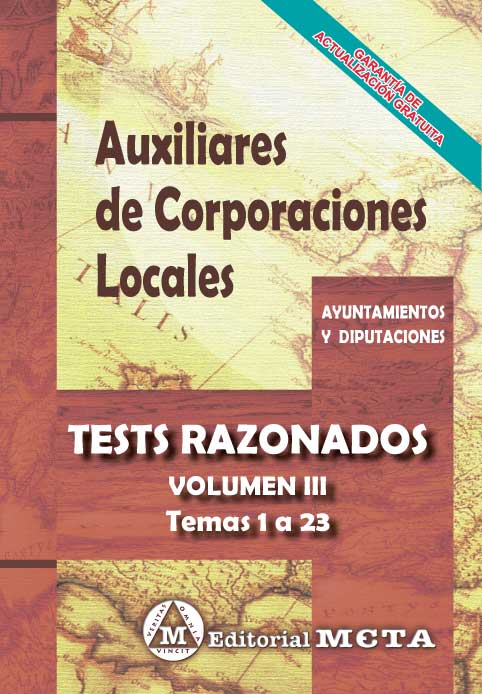 Auxiliares de Corporaciones Locales Volumen III. 8482196723