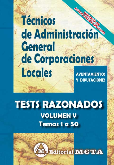 Técnicos de Administración General de Corporaciones Locales Volumen V. 9788482196244